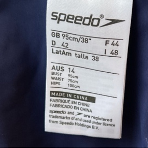 NEW SOLD OUT Speedo Valerie Colorful Chevron High waist 2 Piece 50+UV Bikini - Picture 6 of 7